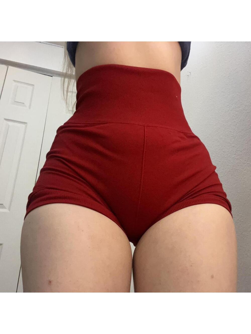 burgundy gym shorts